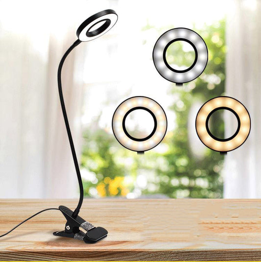 Flexible neck clip-on reading lamp by The Deco Loft