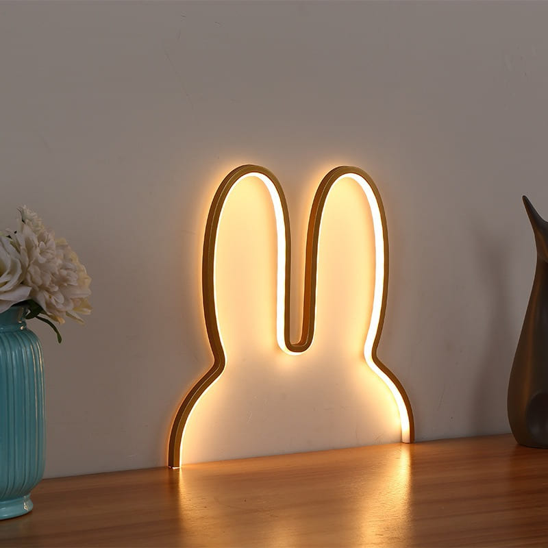 Bunny LED light for nursery and kids’ décor